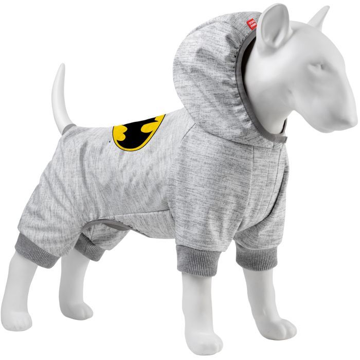 Комбінезон для тварин Collar WAUDOG Clothes "Бетмен лого" софтшелл XS25 B 32-36 см, С 22-25 см (302-2001)