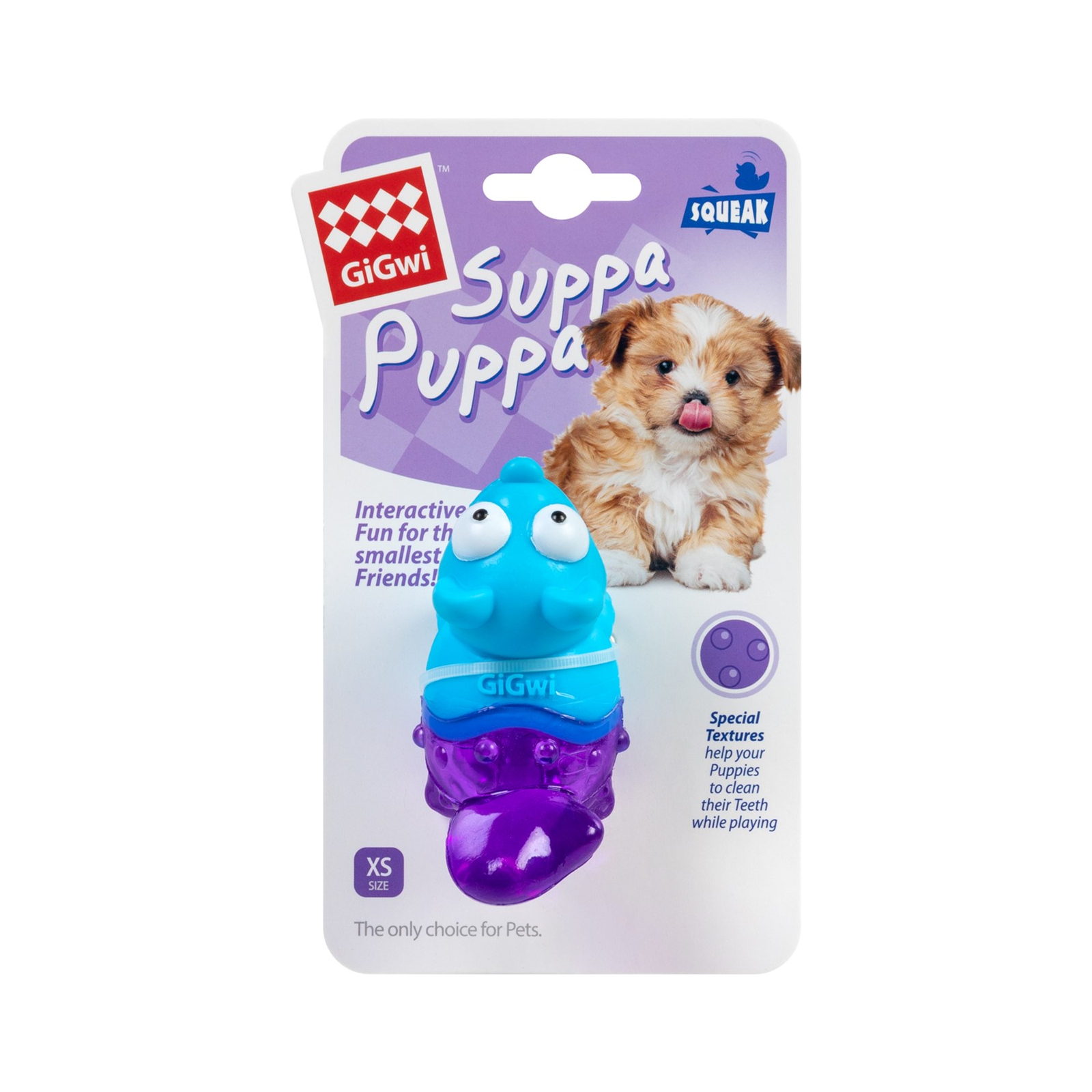 Игрушка для собак GiGwi Suppa Puppa Лиса с пищалкой 9 см (75008) изображение 2
