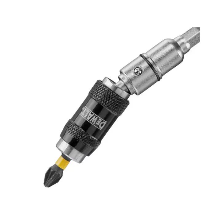 Тримач для біт DeWALT магнітний EXTREME IMPACT, шарнірний, L=25 мм, хвіст 1/4, 6.3 мм (DT7505) зображення 2