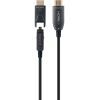 Кабель мультимедійний HDMI to HDMI 20.0m AOC V.2.0, 4K 60Hz Gold Cablexpert (CCBP-HDMID-AOC-20M) зображення 2
