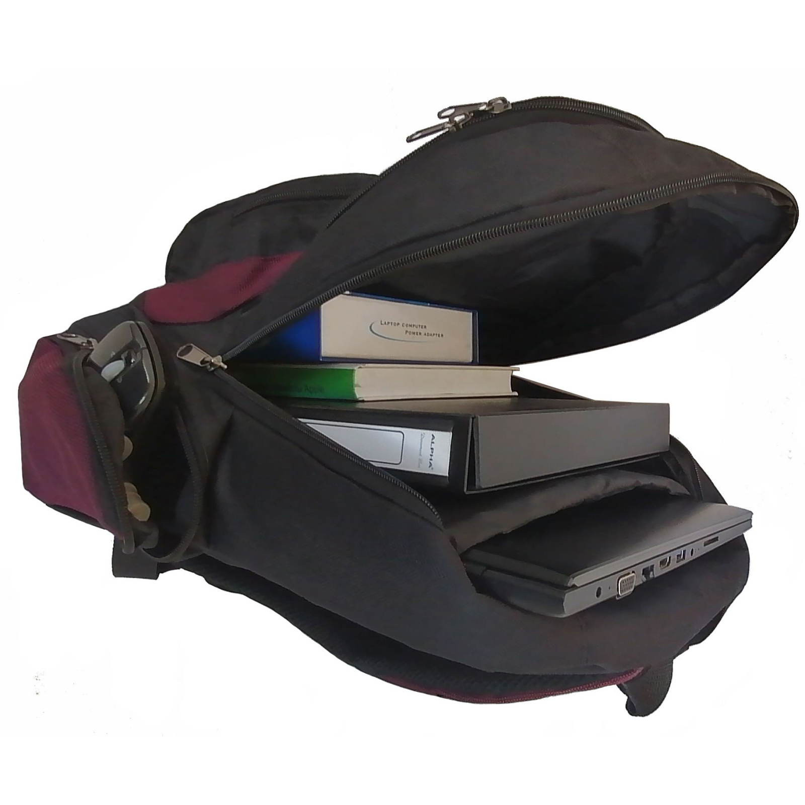 Рюкзак для ноутбука LNT 15.6" BN115 (LNT-BN115G-RD) изображение 6