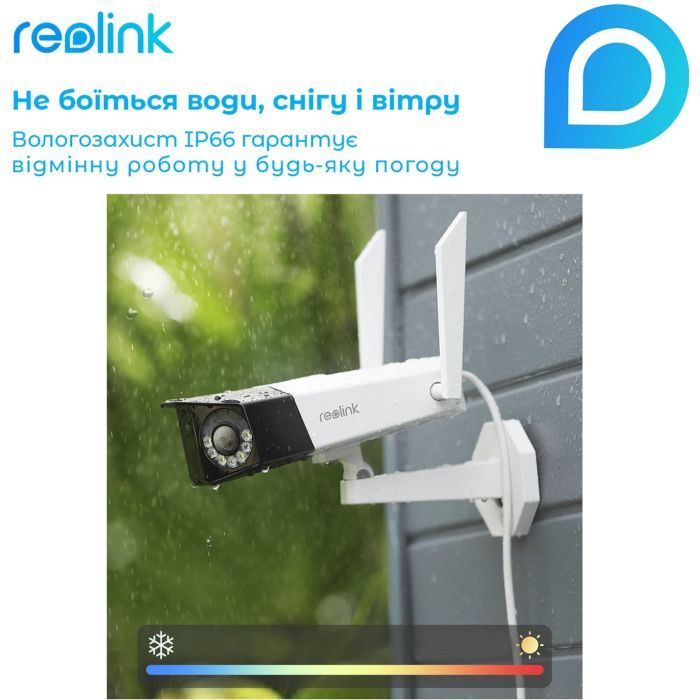 Камера відеоспостереження Reolink Duo 2 WiFi зображення 11