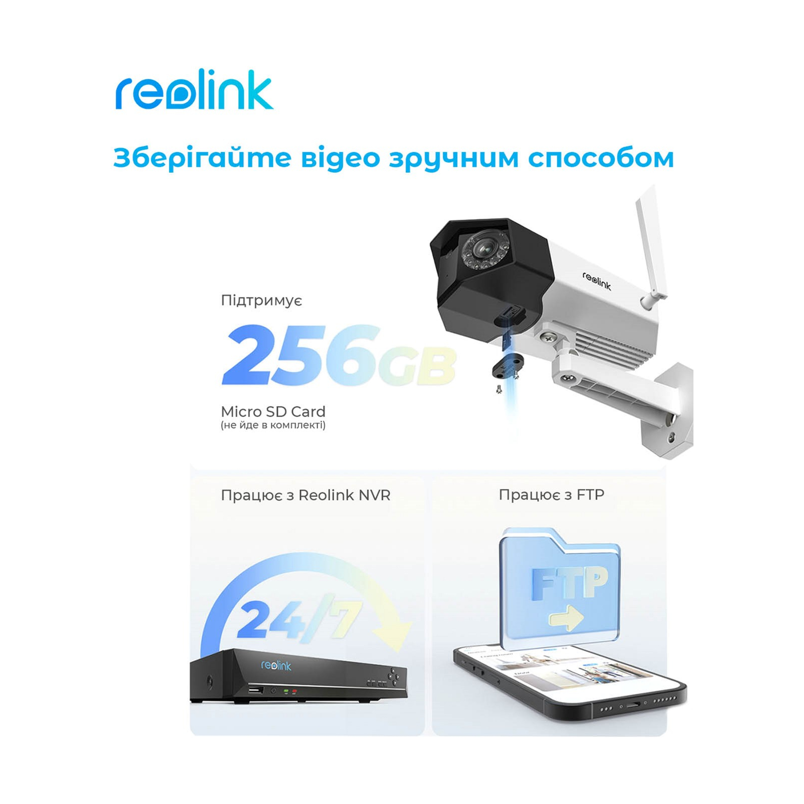 Камера відеоспостереження Reolink Duo 2 WiFi зображення 12