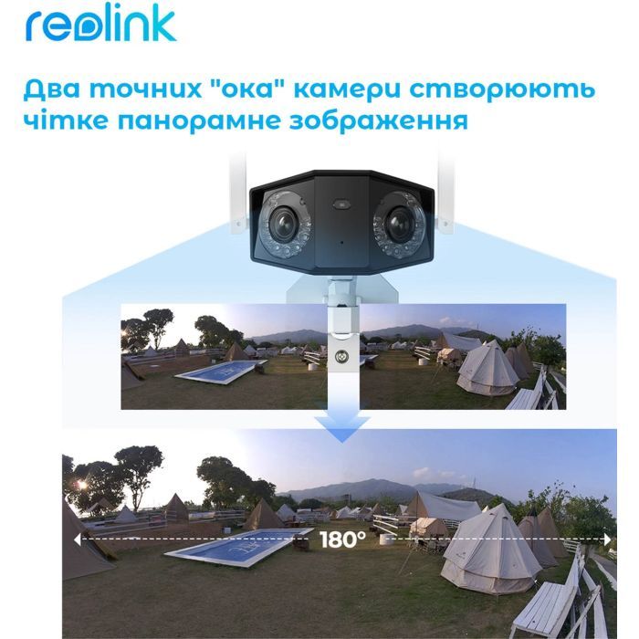 Камера відеоспостереження Reolink Duo 2 WiFi зображення 5