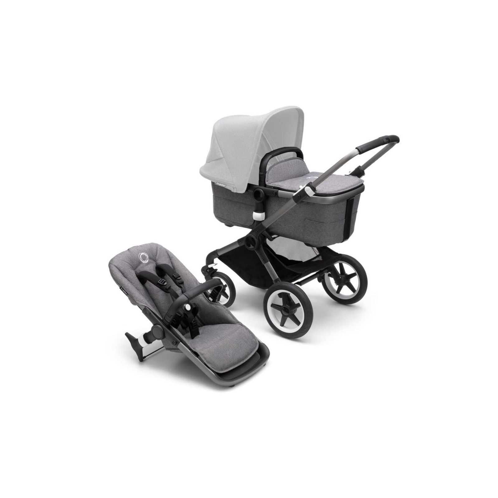 Bugaboo 2 1 Fox 3 Graphite Grey Melange 2306010041 Brain