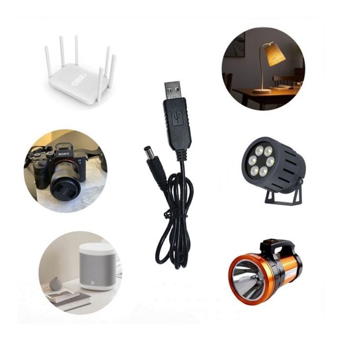 Кабель питания USB to DC 5.5x2.1 12V 0.8m Armorstandart (ARM65663) изображение 4