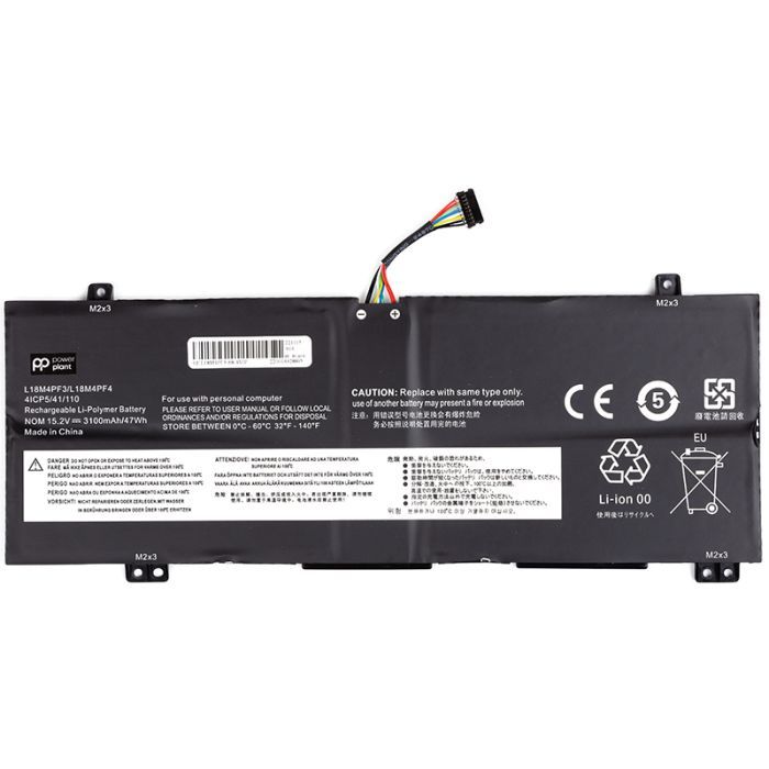 Аккумулятор для ноутбука LENOVO L18M4PF3-68-4S1P 15.2V 3100mAh PowerPlant (NB481811)