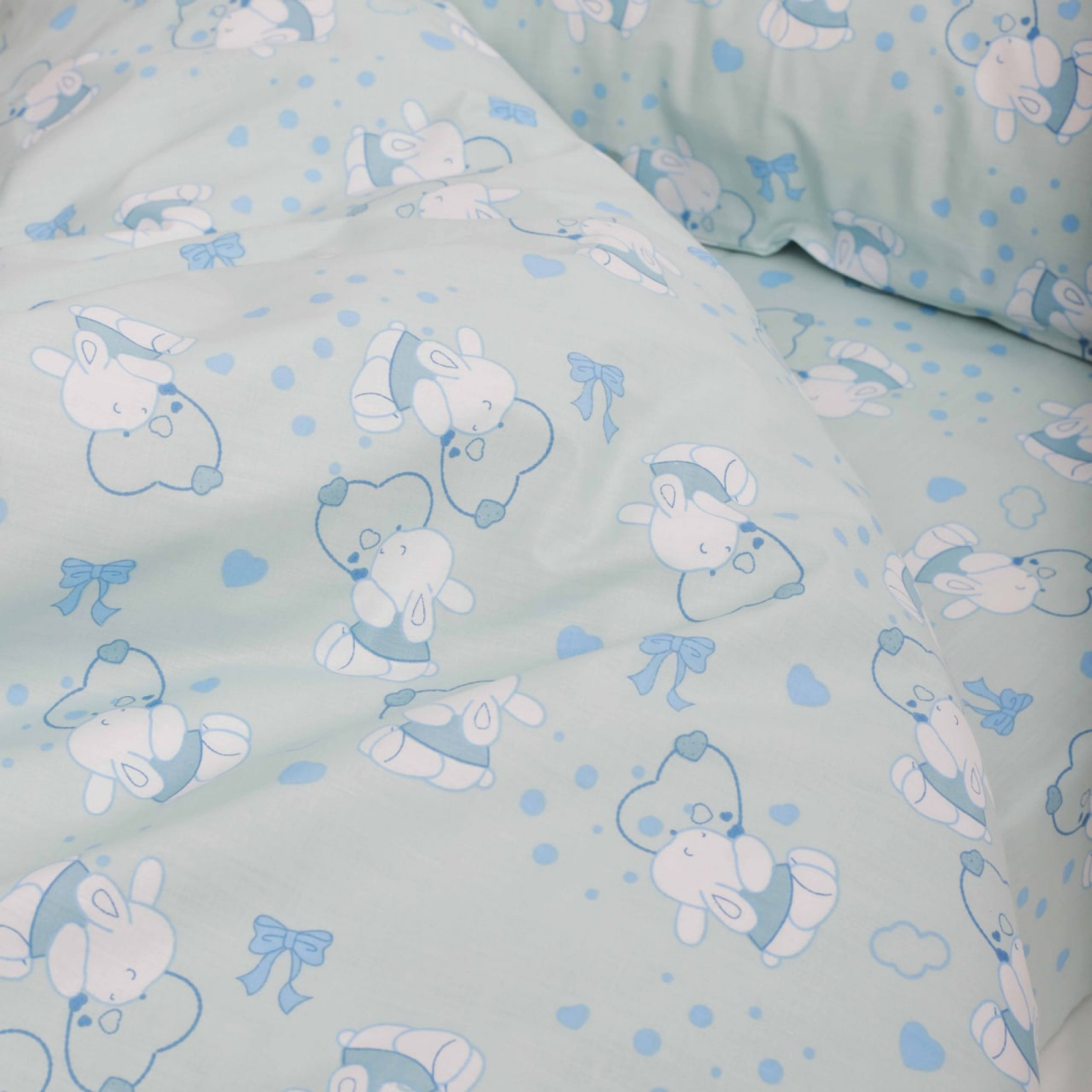 Детский постельный набор Viluta ранфорс 22173 голубой (22173 блакитний) изображение 3