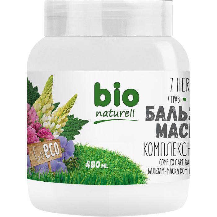 Маска для волос Bio Naturell 7 трав Комплексный уход 480 мл (4820168432033)