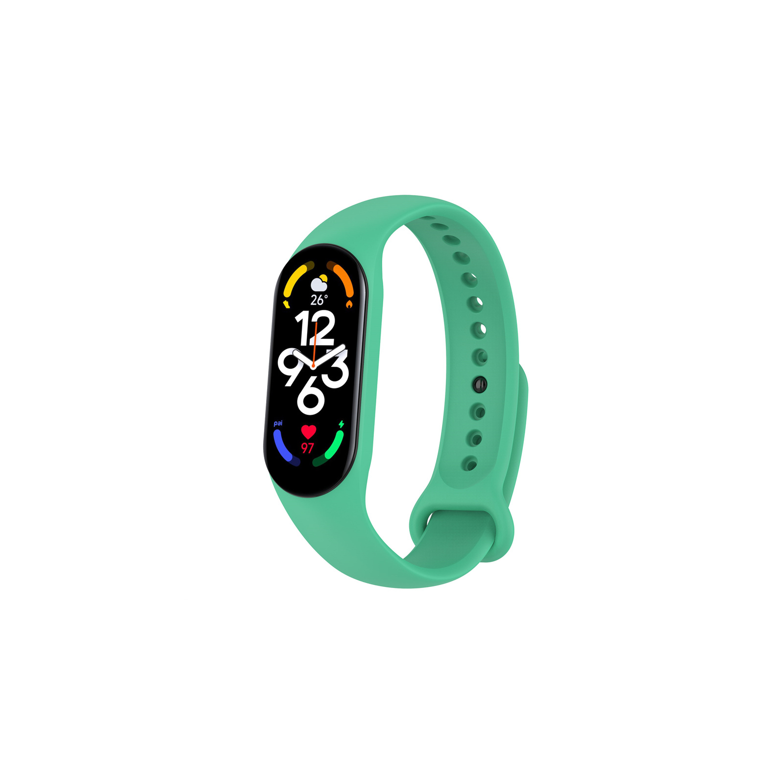 Ремешок для фитнес браслета BeCover Silicone для Xiaomi Mi Smart Band 7 Green (707481)