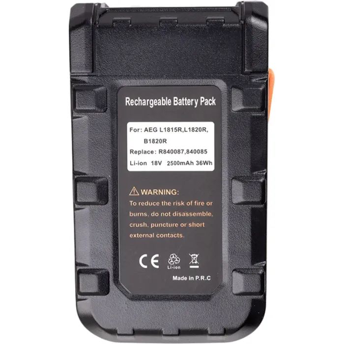 Аккумулятор к электроинструменту PowerPlant для AEG 18V 2.5Ah Li-ion (R840087) (TB921164) изображение 3