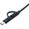 Переходник OTG AC-150 2in1 USB 3.0 - MicroUSB USB Type-C Black XoKo (AC-150-BK) изображение 3