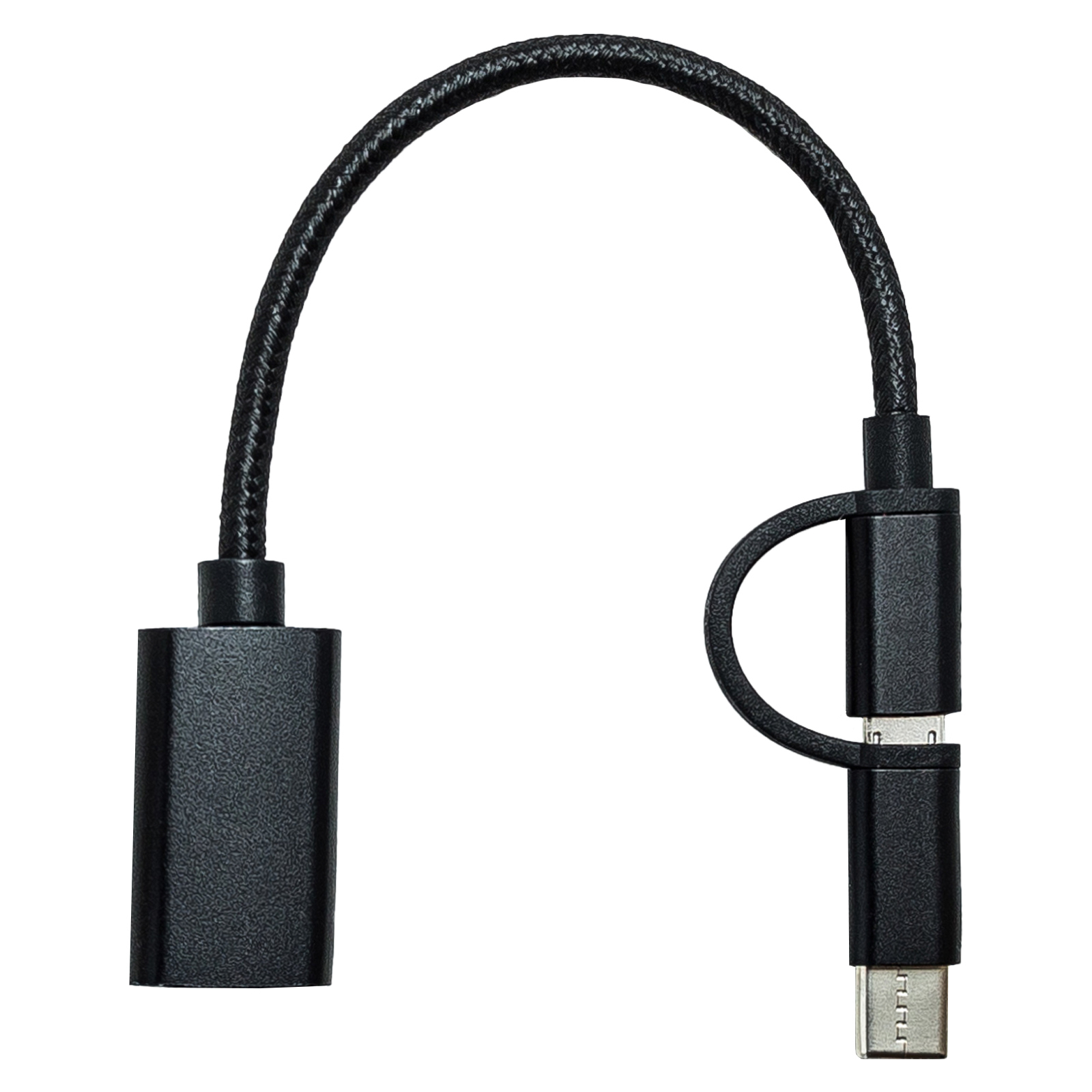 Переходник OTG AC-150 2in1 USB 3.0 - MicroUSB USB Type-C Black XoKo (AC-150-BK) изображение 5