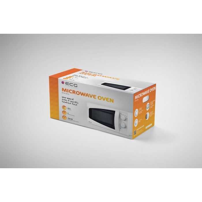 Мікрохвильова піч ECG MTM 2070 W (MTM2070W) зображення 6