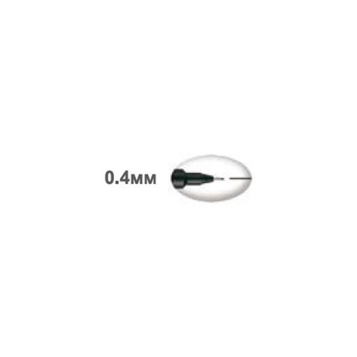 Лайнер UNI Pin Fine Linе Black 0.6 мм (PIN06-200.Black) зображення 6
