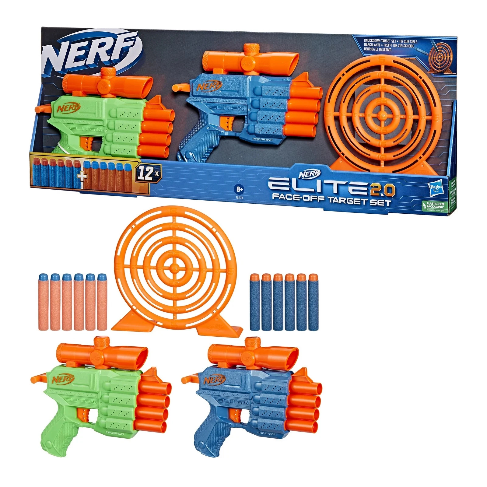 Іграшкова зброя Hasbro Nerf набір бластерів Elite 2.0 fase off Target (F8273) зображення 2