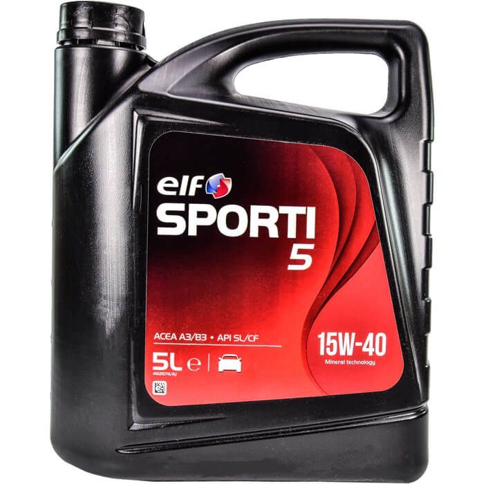 Моторное масло ELF SPORTI 5 15w40 5л