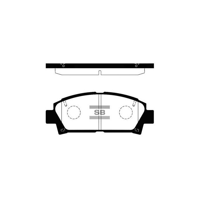 Тормозные колодки HI-Q SP1466