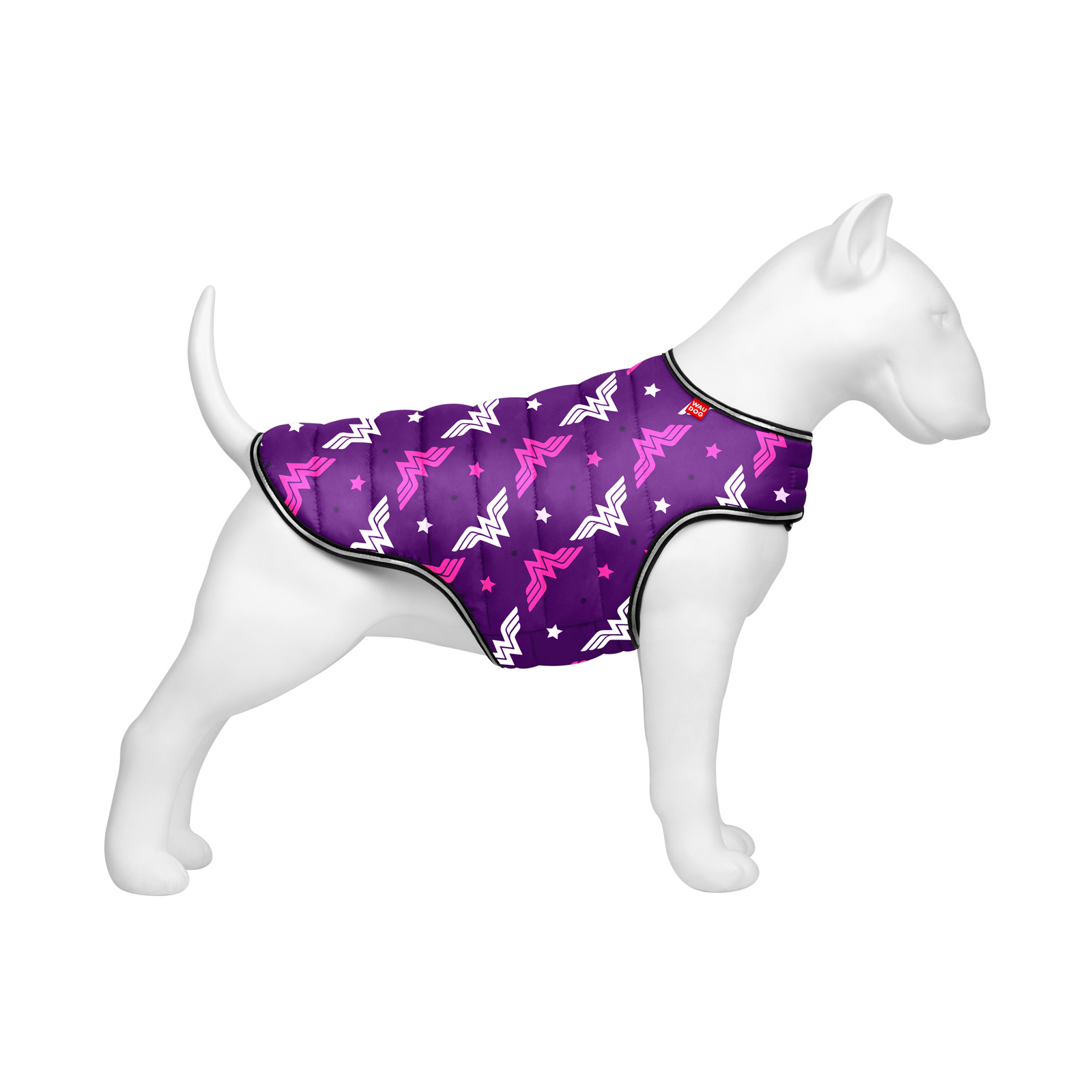 Курточка для животных WAUDOG Clothes "Чудо-женщина фиолет" XXS (501-4008)