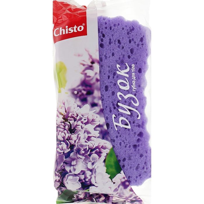 Губка для купания Chisto Поролоновая Сирень (4820164150467)