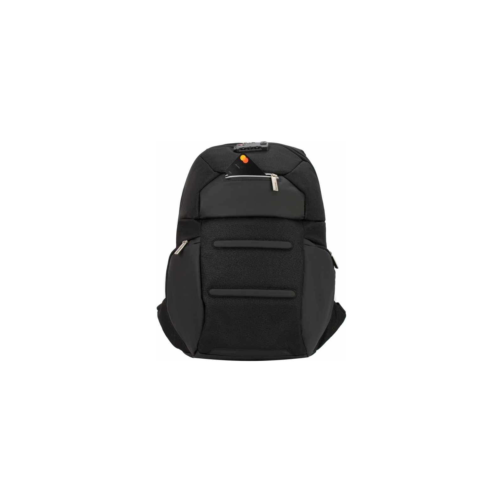 Рюкзак школьный Optima 18.5" USB Anti-Theft унисекс 0.7 кг 16-25 л Черный (O96917-01) изображение 4
