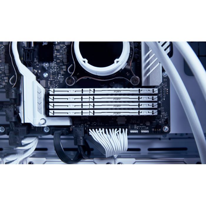Модуль памяти для компьютера DDR5 16GB 5200 MHz Beast AM5 White Kingston Fury (ex.HyperX) (KF552C36BWE-16) изображение 7