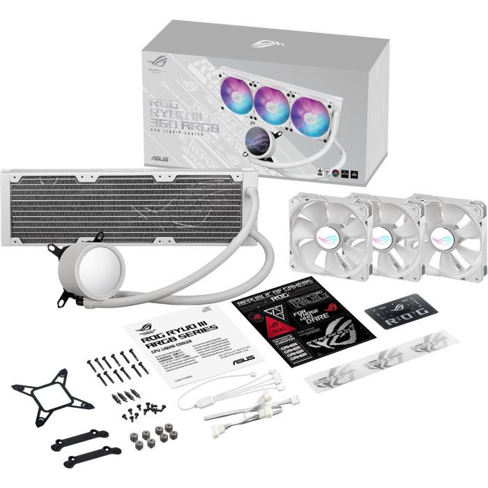 Система жидкостного охлаждения ASUS ROG-RYUO-III 360-ARGB-WHT (90RC00I2-M0UAY0) изображение 10