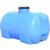 Фото - Садовая емкость для воды Plast Bak Ємність для води Пласт Бак горизонтальна харчова 100 л синя  12460 (12460)
