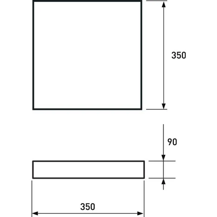 Світильник Eurolamp Crystal Square T16 50W 3000K-6500K (LED-SL-50W-T16) зображення 3