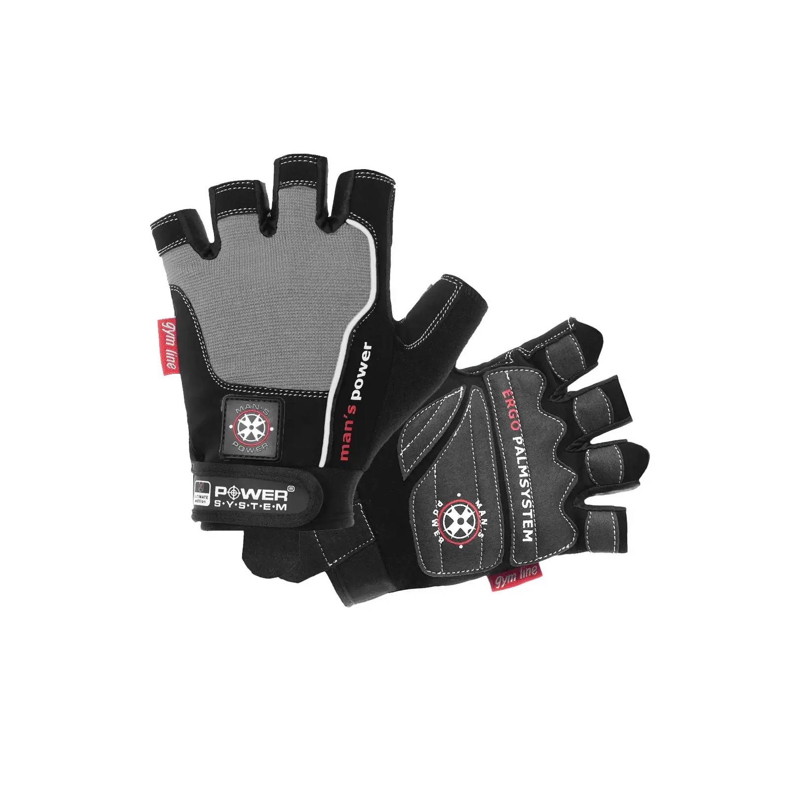 Перчатки для фитнеса Power System Man"s Power PS-2580 S Black (PS-2580_S_Black)