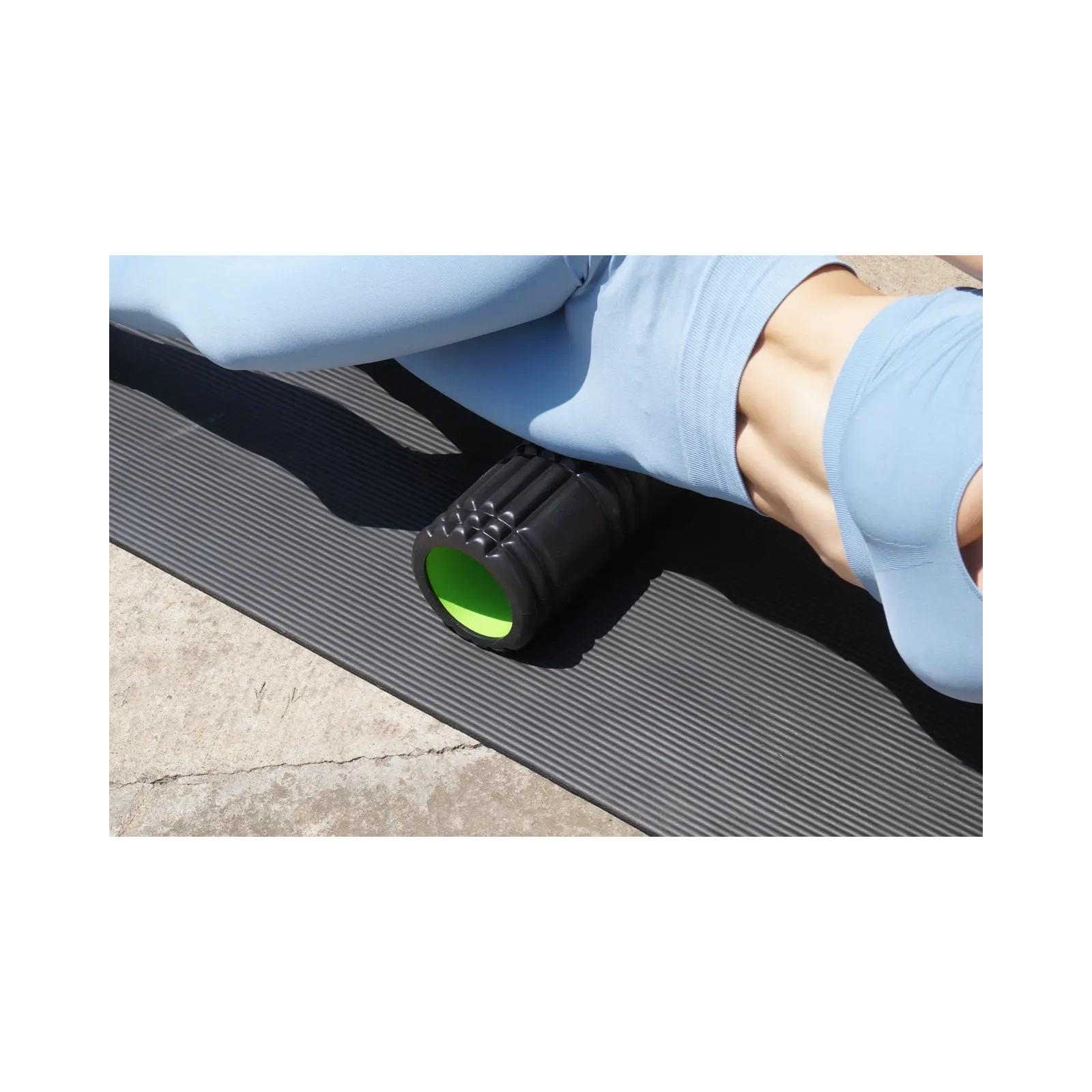 Масажний ролик Power System Fitness Foam Roller PS-4050 Black/Green (PS-4050_Green) зображення 6
