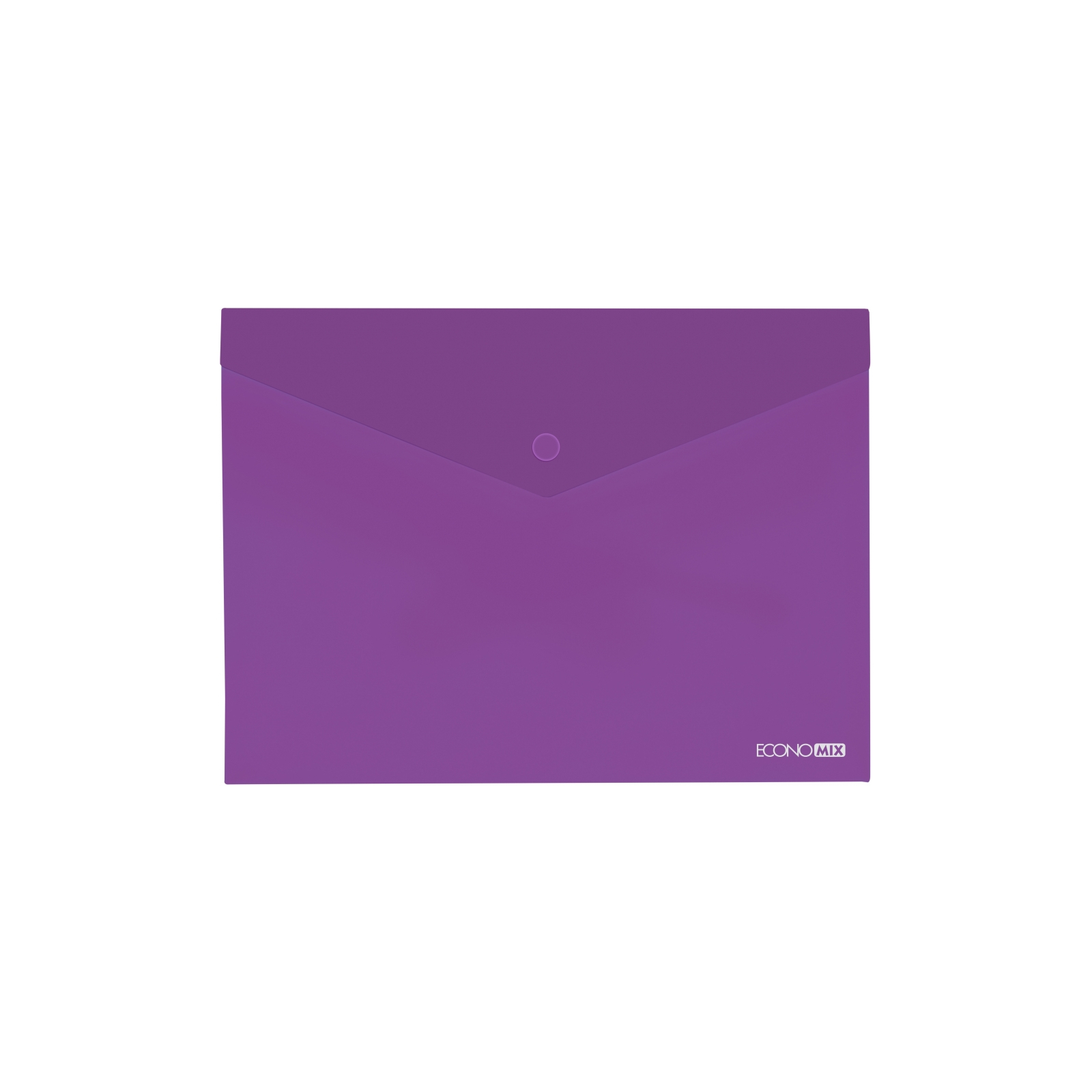Папка - конверт Economix А4 180 мкм фактура "глянець", фіолетова (E31301-12)