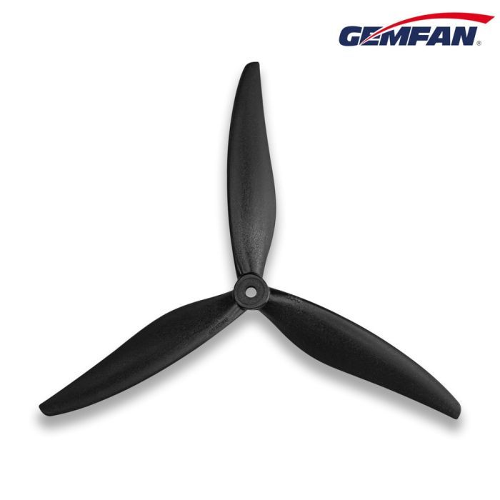 Пропеллер для дрона Gemfan 8040 3 Blade Propeller Black 1 pair (GF8040-3CN/HP098.PMCN8040-3B) изображение 2