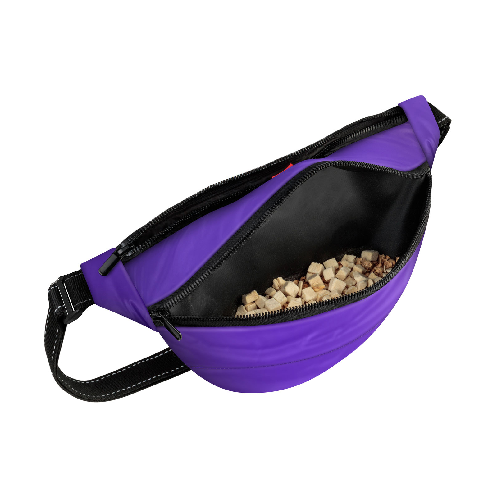Поясная сумка-бананка для собак WAUDOG Family со съемным ремнем 33x17x10 см фиолетовая (56889) изображение 3