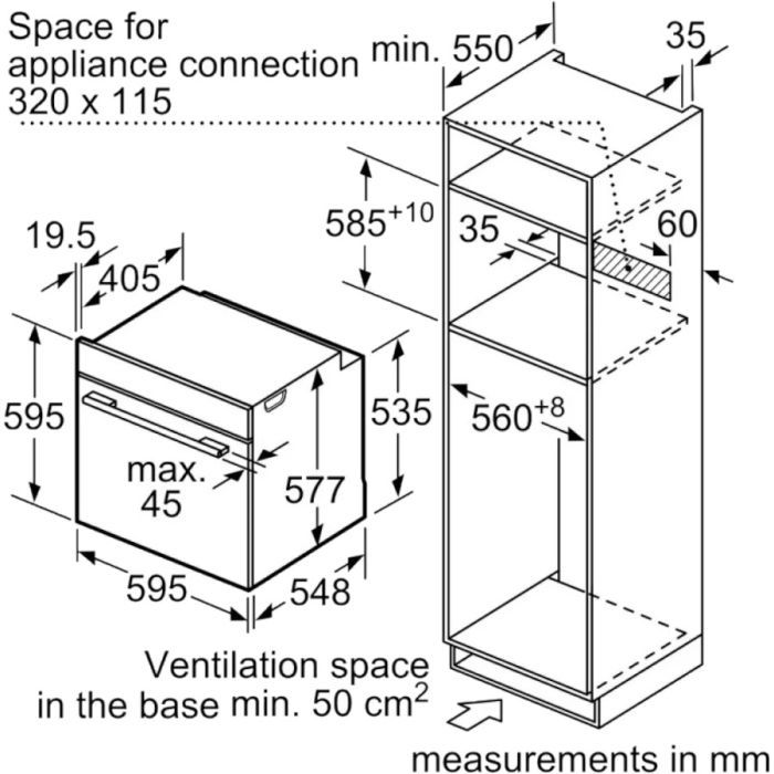 Духовой шкаф Bosch HBG7361B1 изображение 7