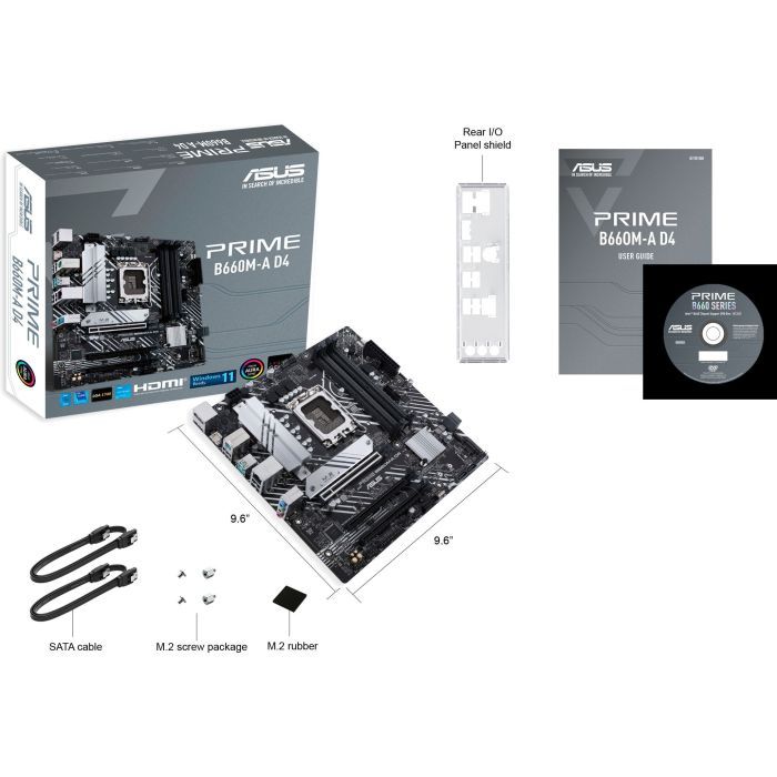 Материнская плата ASUS PRIME B660M-A D4-CSM изображение 7