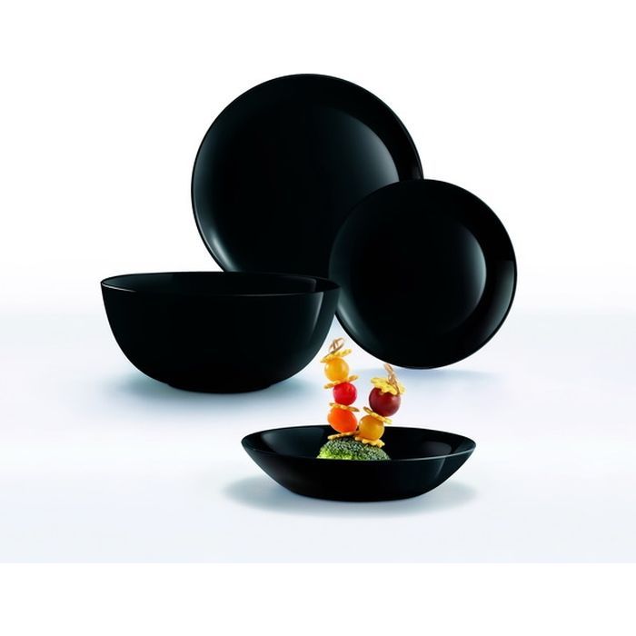 Тарілка Luminarc Diwali Black 25 см обідня (P0867) зображення 3