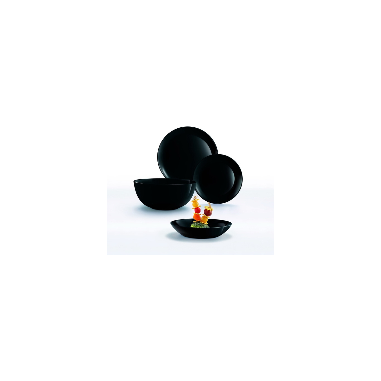 Тарелка Luminarc Diwali Black 19 см десертна (P0789) изображение 3