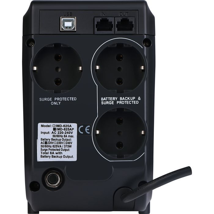 Источник бесперебойного питания Powercom IMD-825 AP Schuko изображение 3
