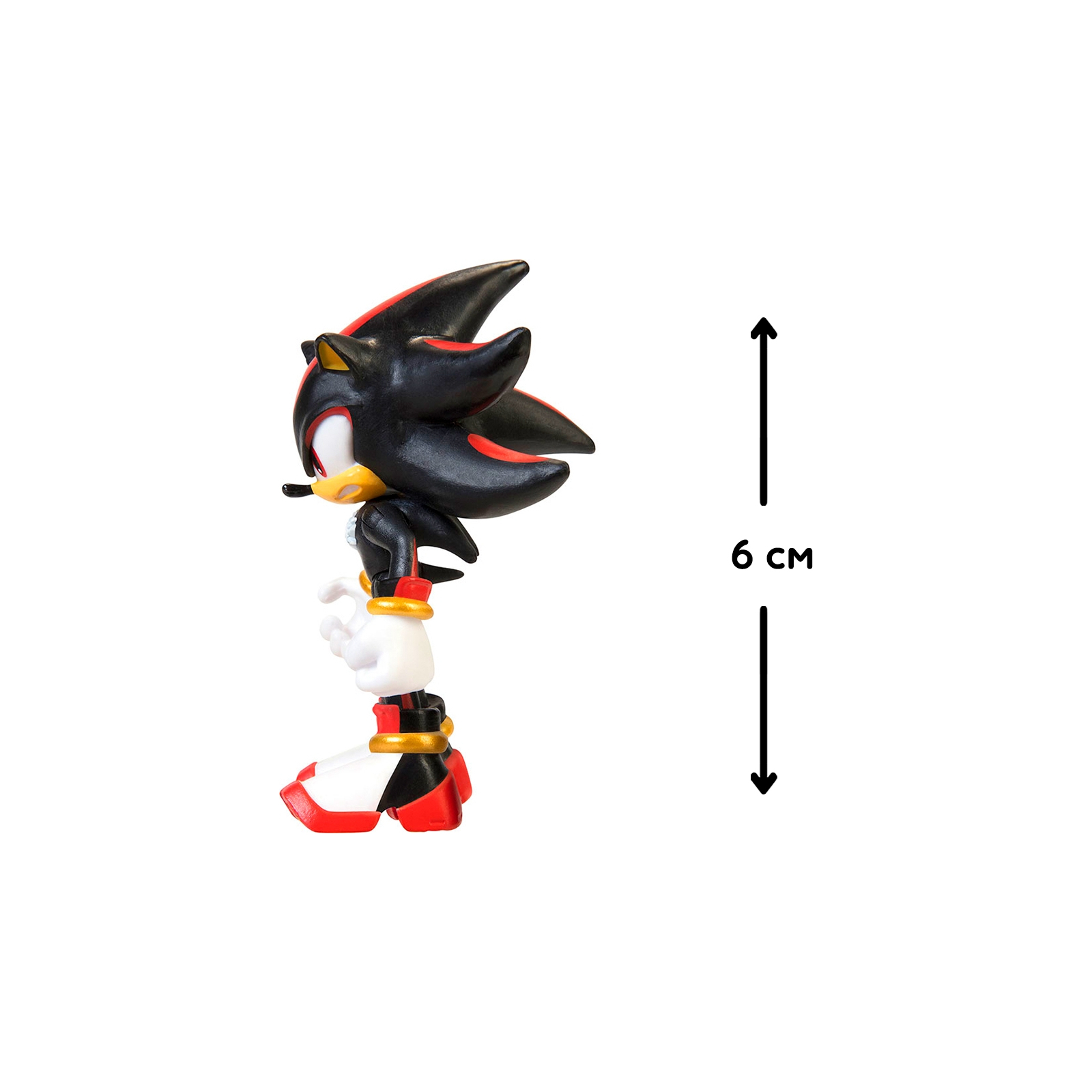 Фігурка Sonic the Hedgehog з артикуляцією - Модерн Шедоу 6 см (40378i-RF2) зображення 5