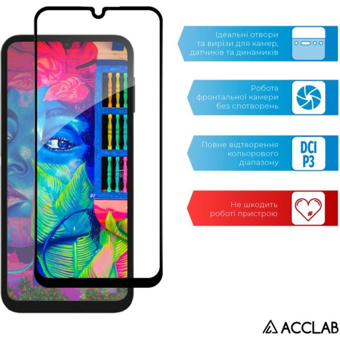 Скло захисне ACCLAB Full Glue Samsung A24 5G (1283126573682) зображення 4