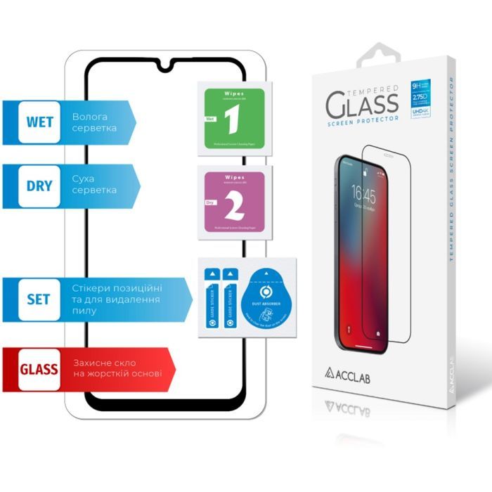 Скло захисне ACCLAB Full Glue Samsung A24 5G (1283126573682) зображення 6