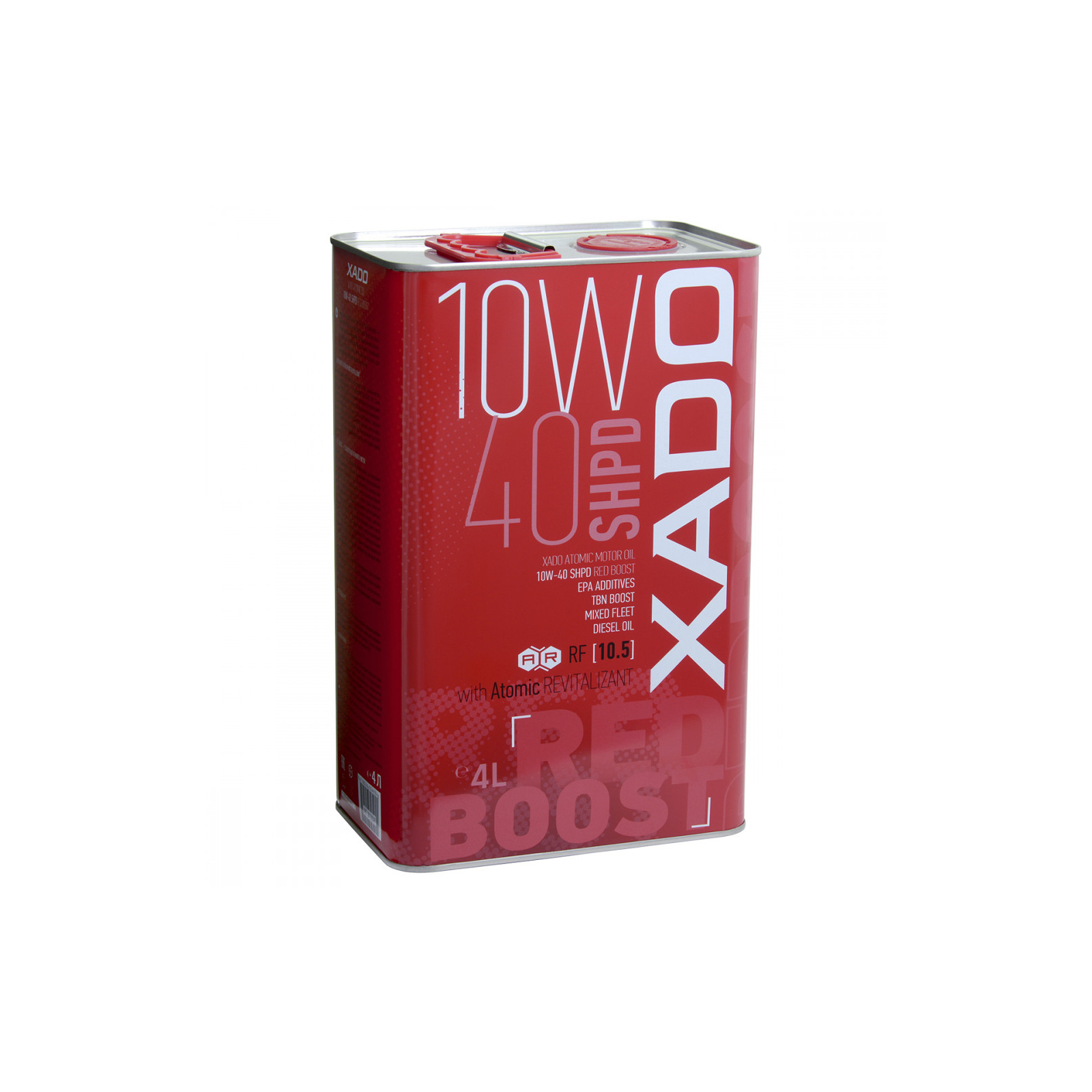 Моторное масло Xado 10W-40 SHPD, Red Boost 4 л (ХА 26249)