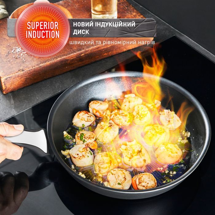 Набір сковорідок Tefal Unlimited ON (G2599002) зображення 4