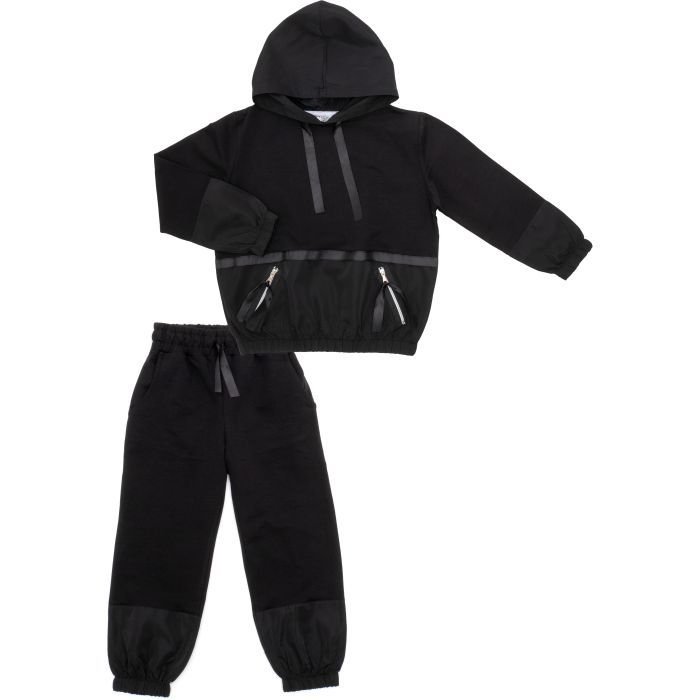Спортивный костюм детский Breeze комбинированный (18249-164G-black)