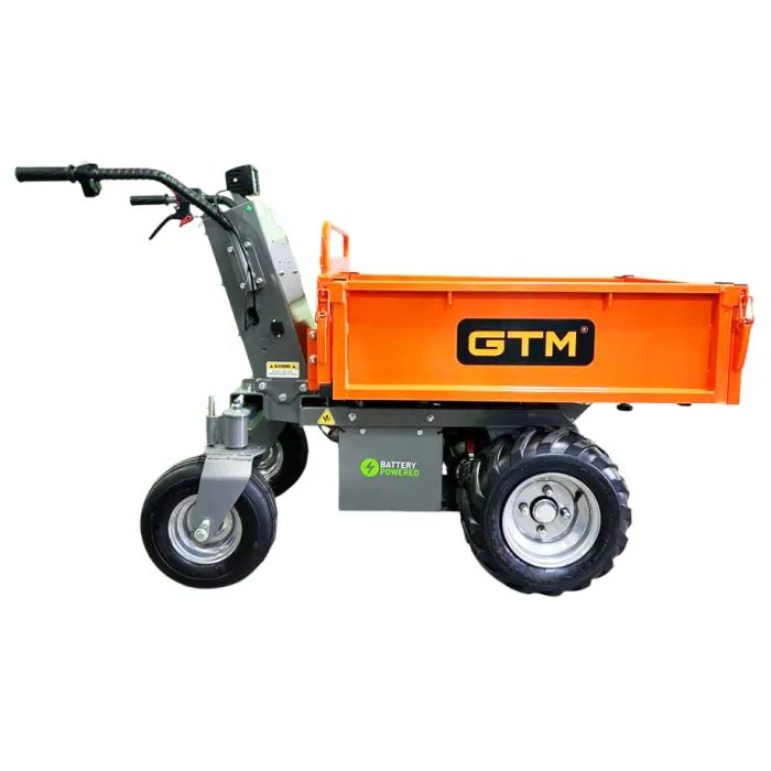Візок вантажний GTM самохідний на колесах (дампер) 500кг/акк. 32Ah (E50M/32A)