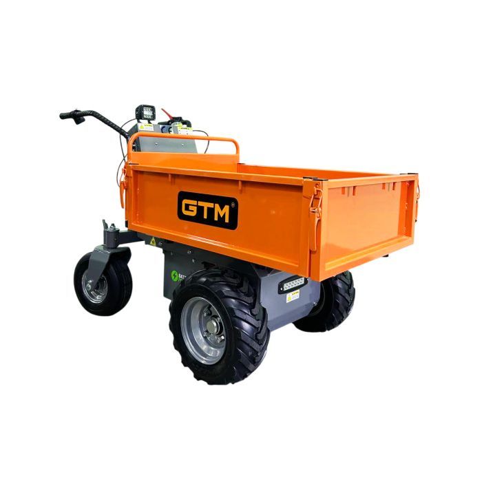 Візок вантажний GTM самохідний на колесах (дампер) 500кг/акк. 32Ah (E50M/32A) зображення 2