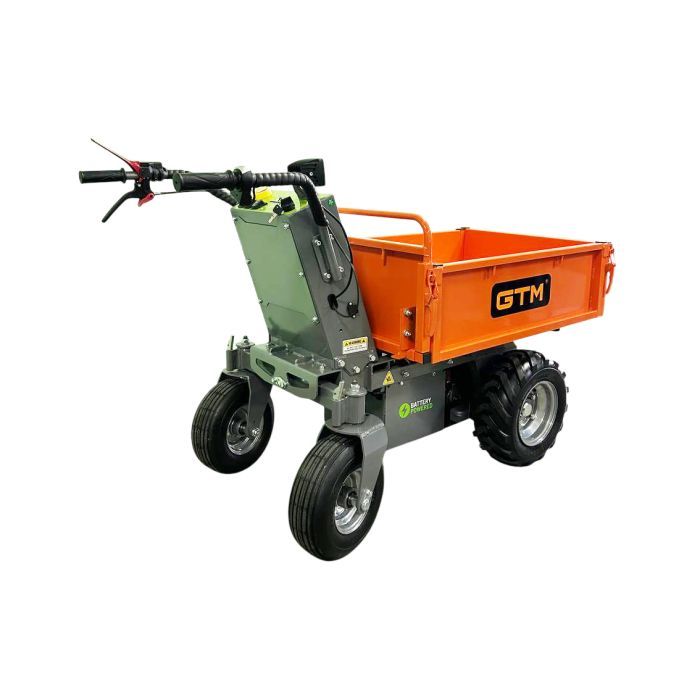 Візок вантажний GTM самохідний на колесах (дампер) 500кг/акк. 32Ah (E50M/32A) зображення 4