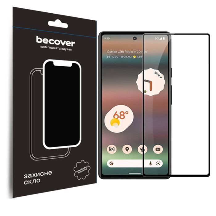 Скло захисне BeCover Google Pixel 7a Black (709767)