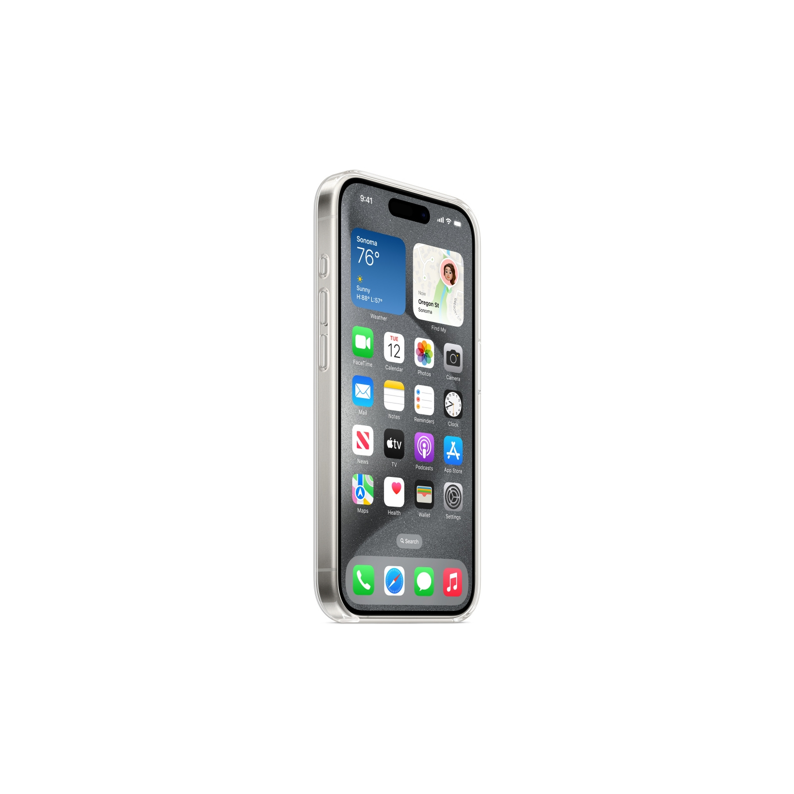 Чохол до мобільного телефона Apple iPhone 15 Pro Clear Case with MagSafe (MT223ZM/A) зображення 5